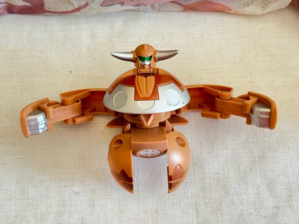 Bakugan Primo Vulcan Tan Subterra Large Deka Display Figure